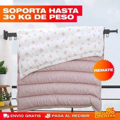 Gancho Tendedero Retráctil de Aluminio – Alta Calidad