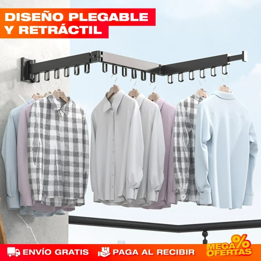 Gancho Tendedero Retráctil de Aluminio – Alta Calidad